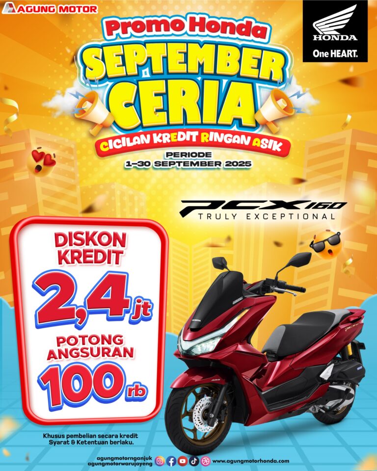Promo Honda SEPTEMBER CERIA PCX 160