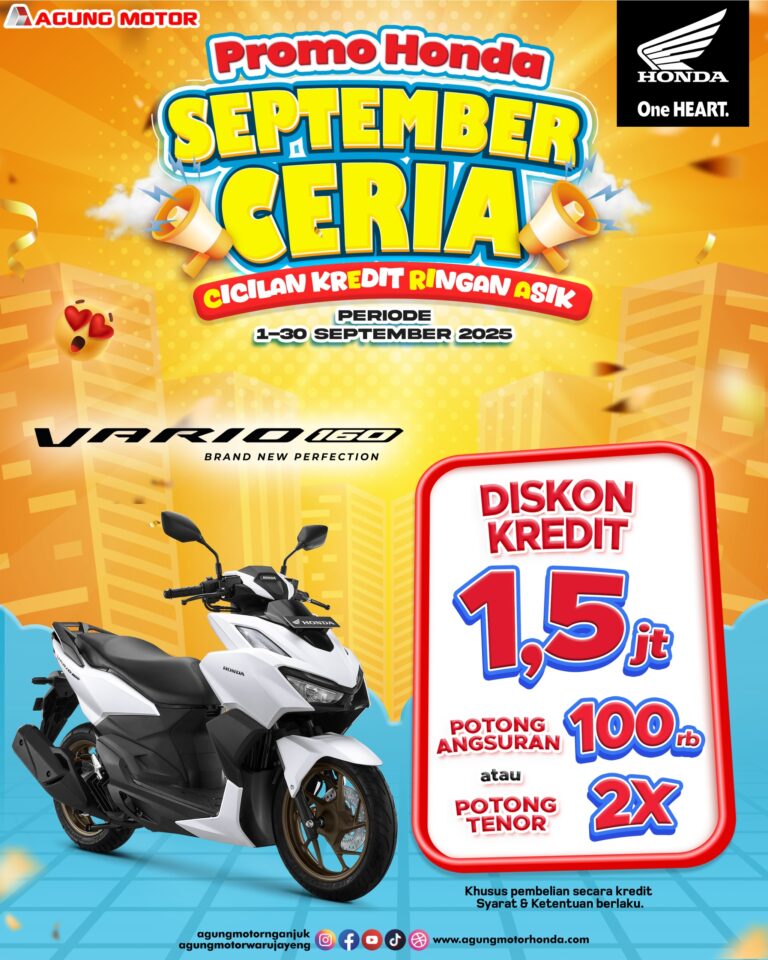 Promo Honda SEPTEMBER CERIA VARIO 160